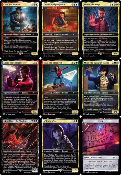Sranger things mag8c cards